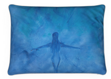 Load image into Gallery viewer, Lady Blue Cushion
