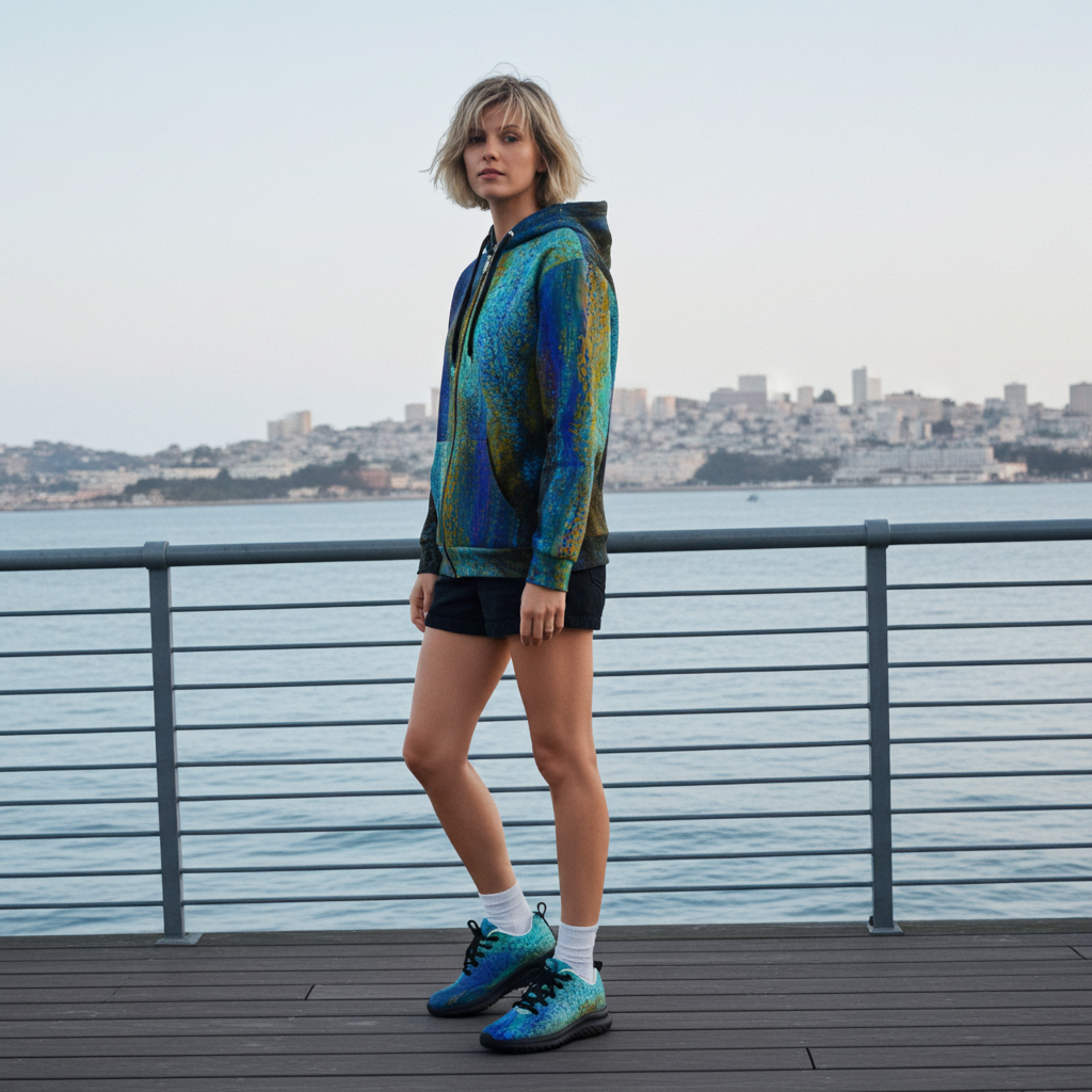 Women’s athletic Poodies Under The Sea