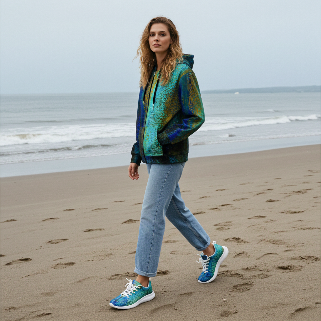 Women’s athletic Poodies Under The Sea