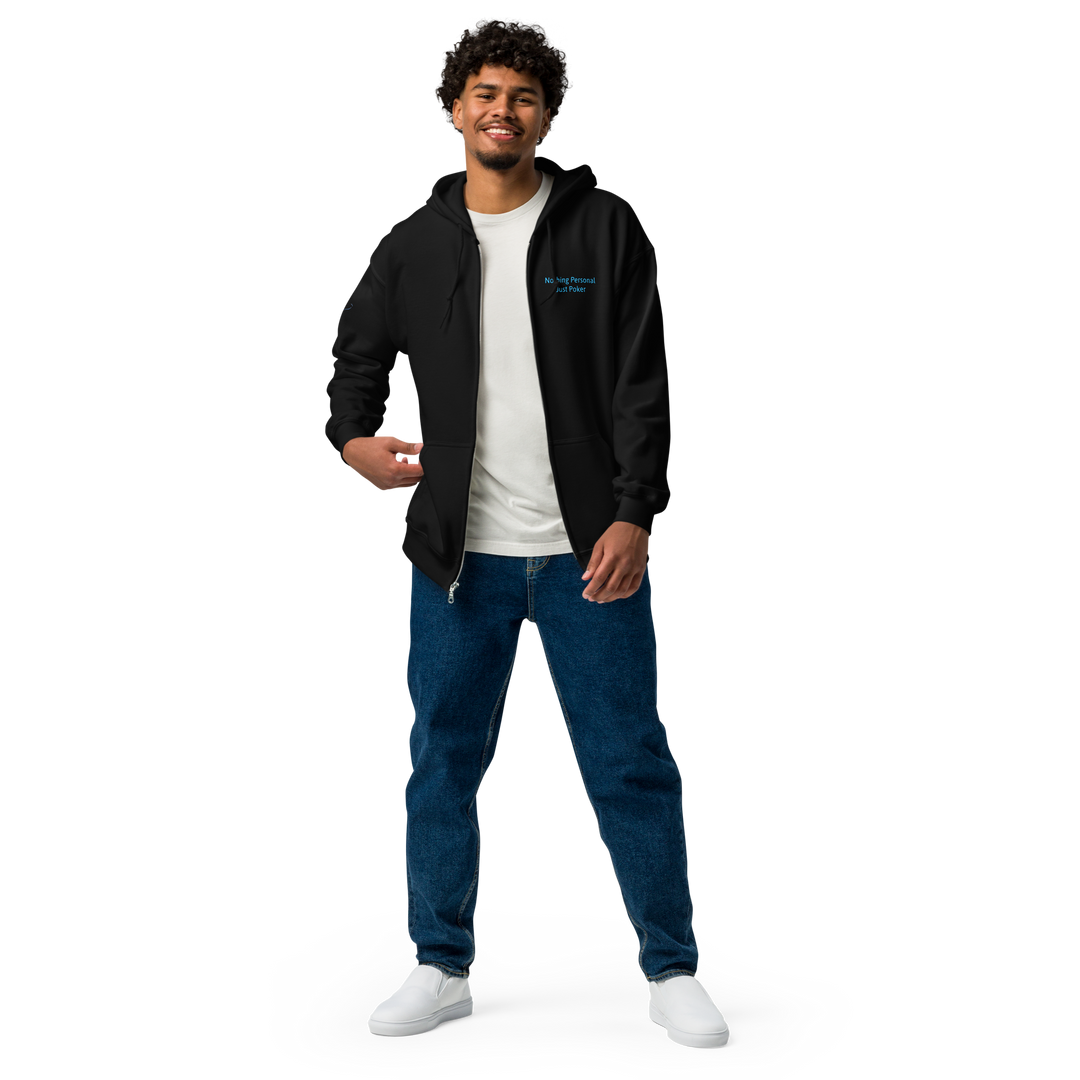 Heavy blend zip hoodie "Nothing personal"