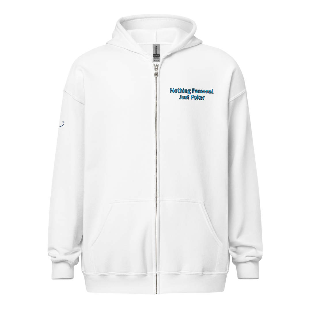 Heavy blend zip hoodie "Nothing personal"