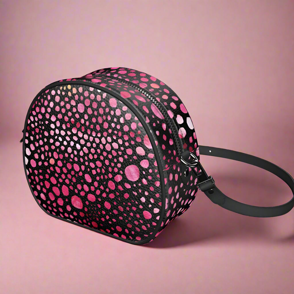 Round Crossbody Bag Pink