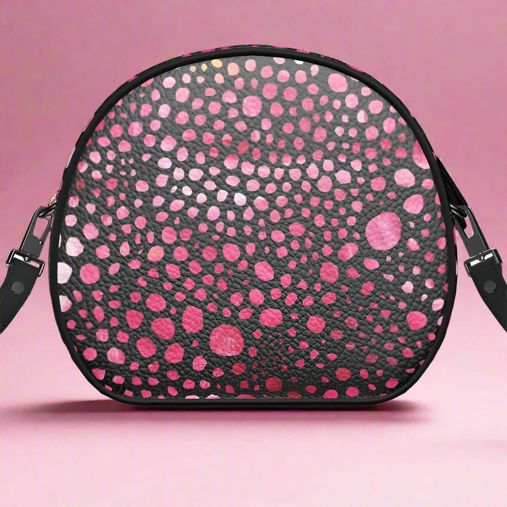 Round Crossbody Bag Pink