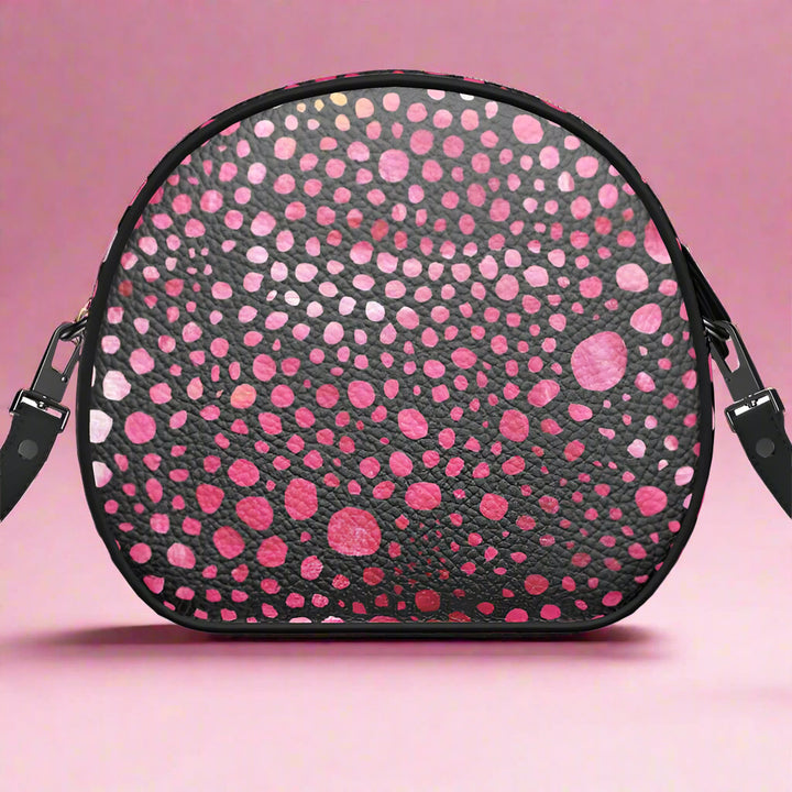 Round Crossbody Bag Pink