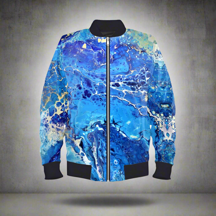 Men BlueX bomber jacket