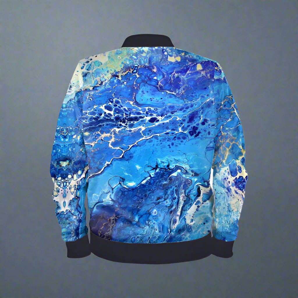 Men BlueX bomber jacket
