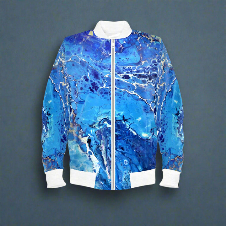 Women bomber Jacket BlueX