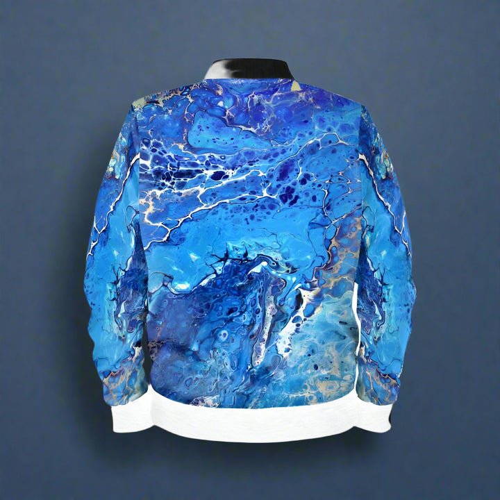 Women bomber Jacket BlueX
