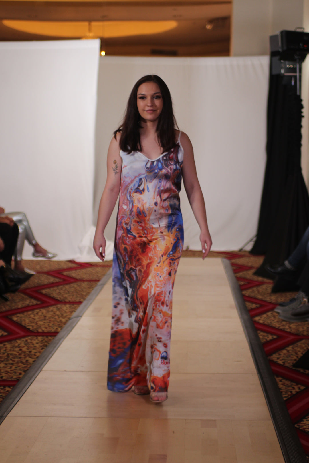 Slip dress Winter Inferno