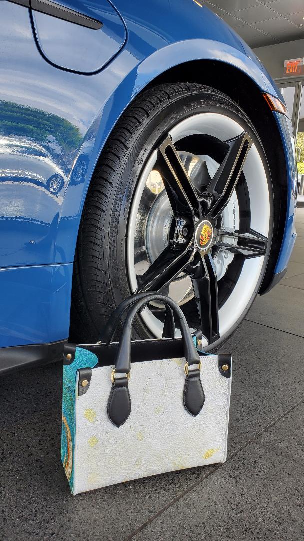 Lynn bag in WandY and Dolphin