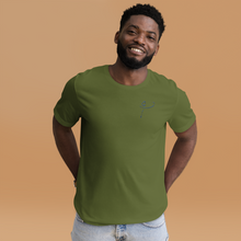Load image into Gallery viewer, Unisex cotton t-shirt with Embroidery
