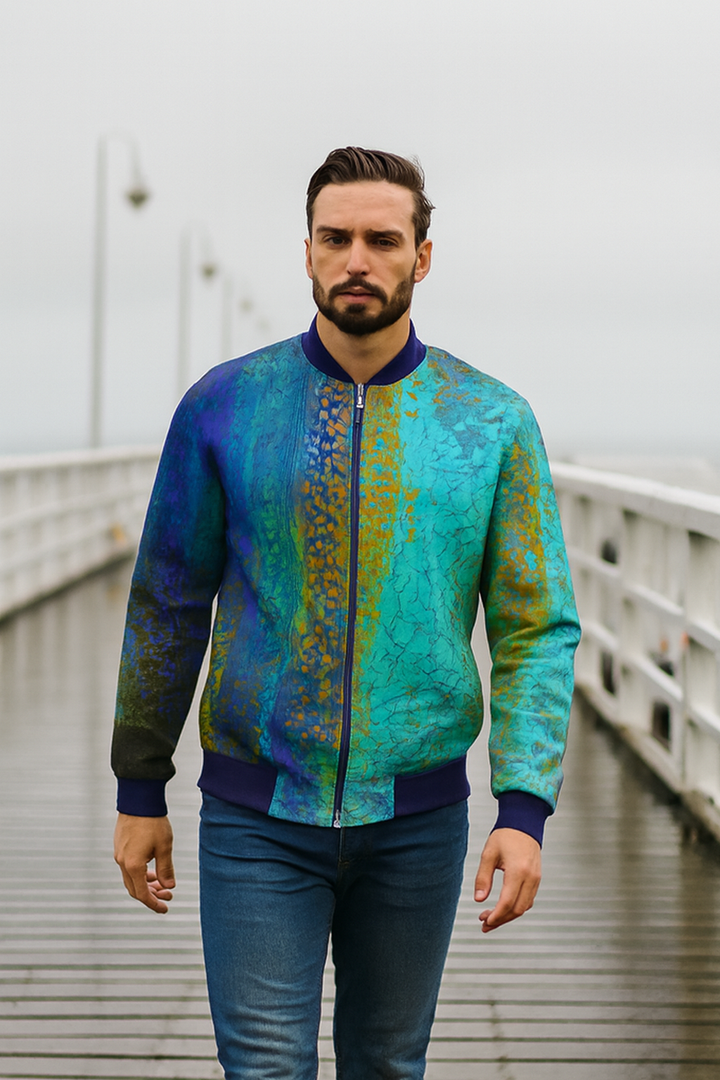 Mens Bomber Jacket Abyss