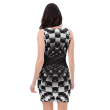 Load image into Gallery viewer, Bodycon dress BW Voyager
