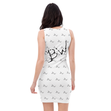 Load image into Gallery viewer, Bodycon dress BW Acrylic
