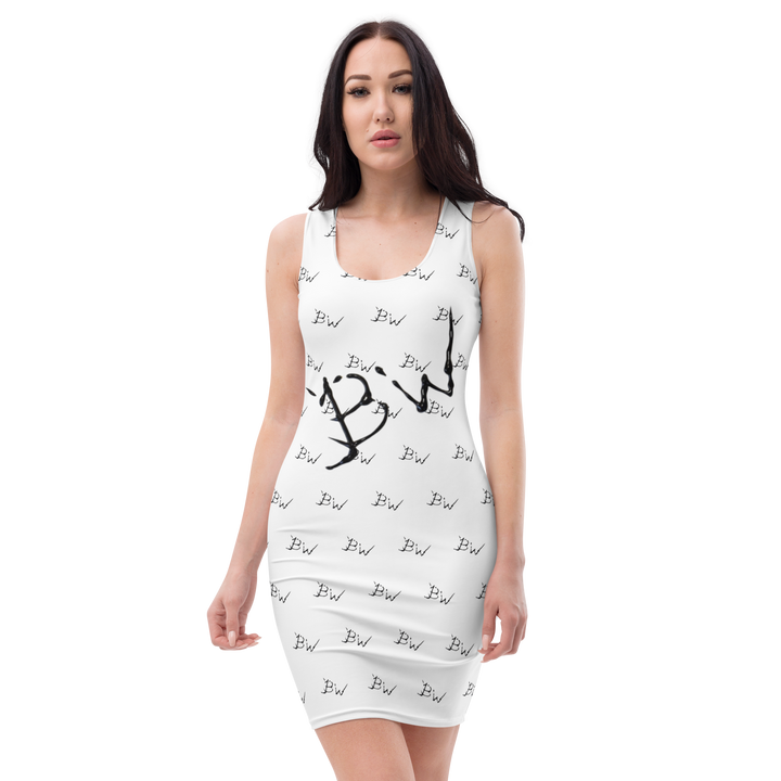 Bodycon dress BW Acrylic