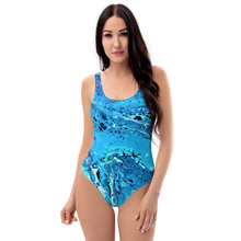 Load image into Gallery viewer, One-Piece Swimsuit BlueX
