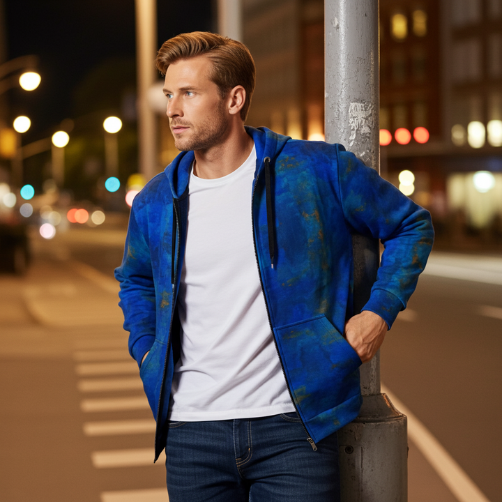 Unisex zip hoodie Bluz