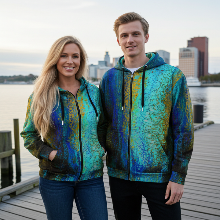 Zip hoodie Under The Sea