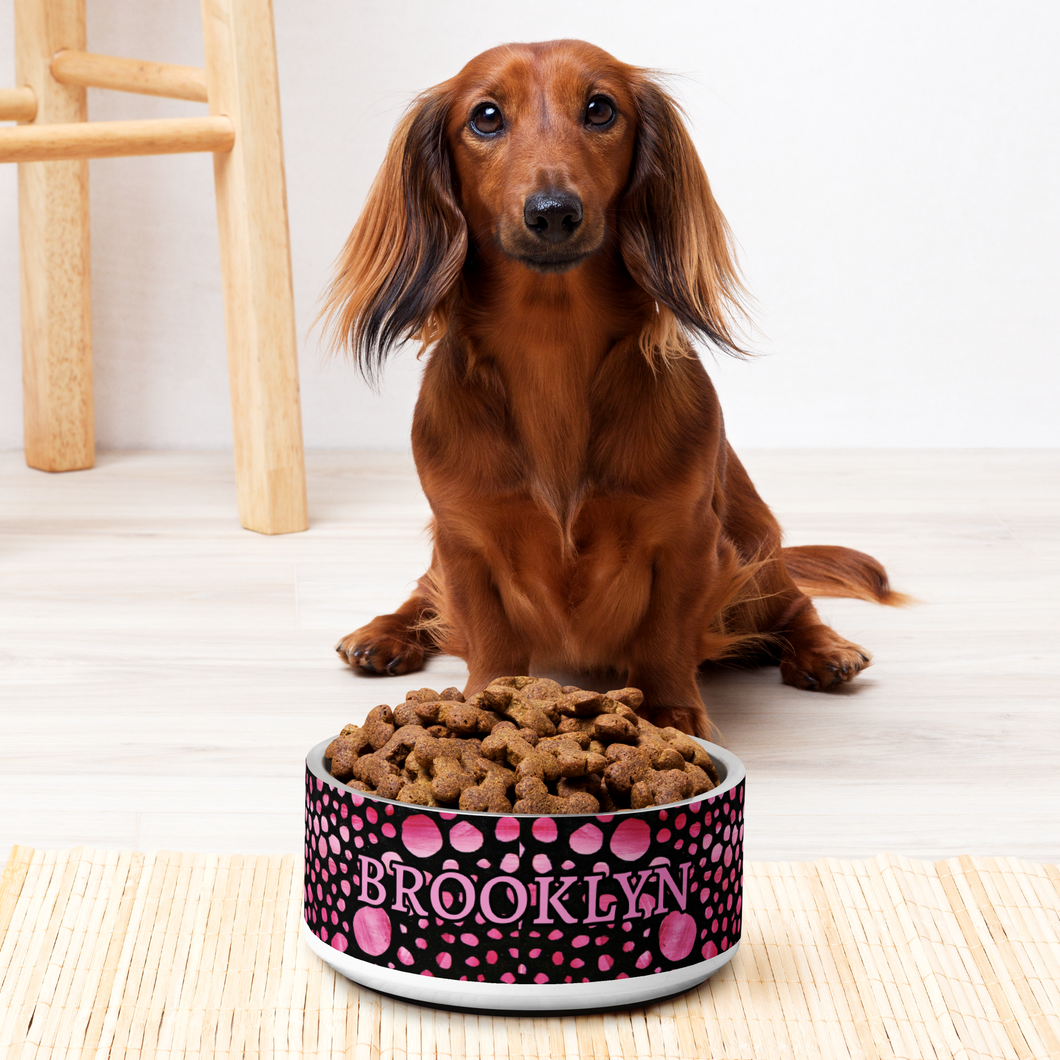 Woof bowl Pink