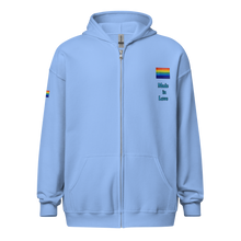 Load image into Gallery viewer, Unisex heavy blend zip hoodie Made in Love

