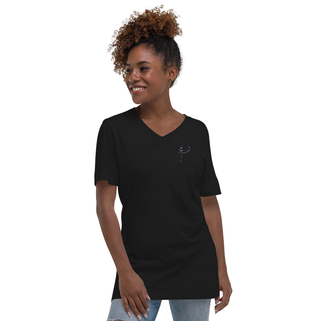 Unisex Short Sleeve V-Neck T-Shirt of colors!