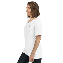 Load image into Gallery viewer, Unisex Short Sleeve V-Neck T-Shirt of colors!
