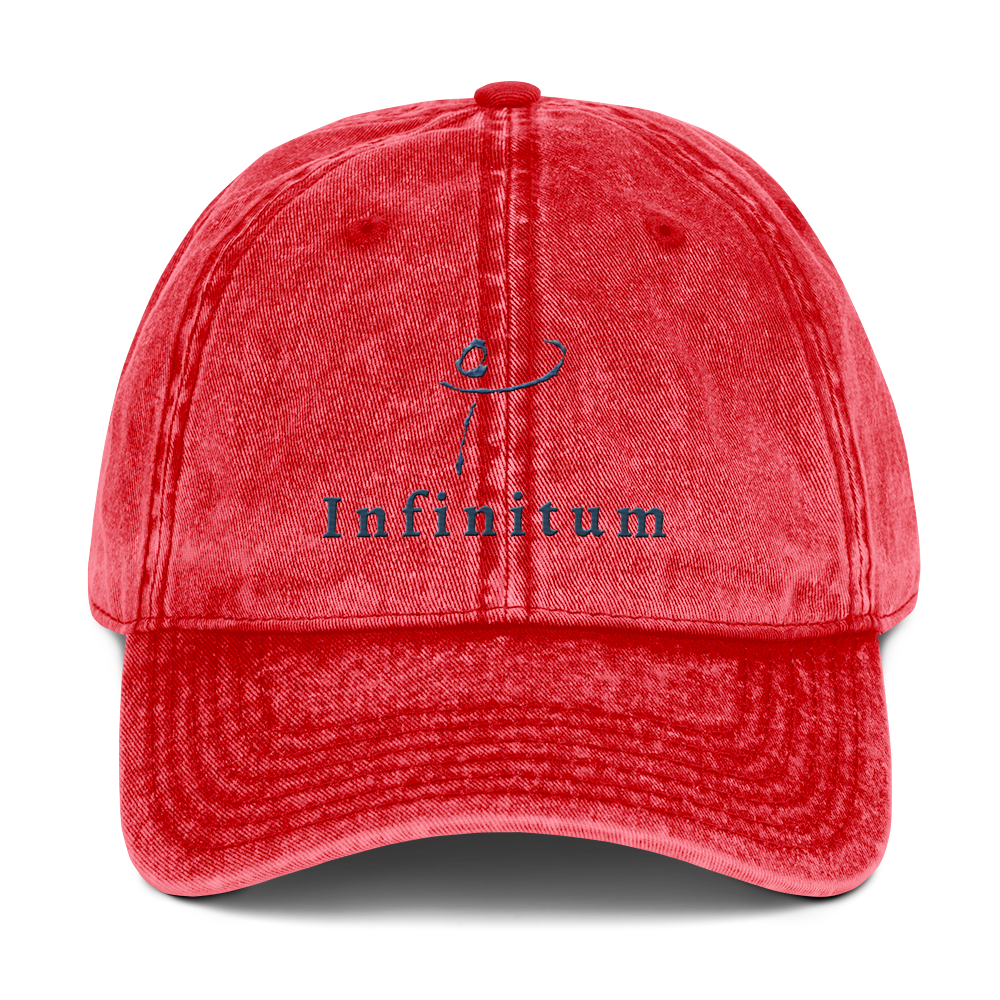 Vintage Cotton Twill Cap Infinitum
