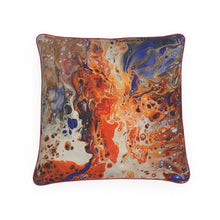 Load image into Gallery viewer, Winter Inferno on cushion
