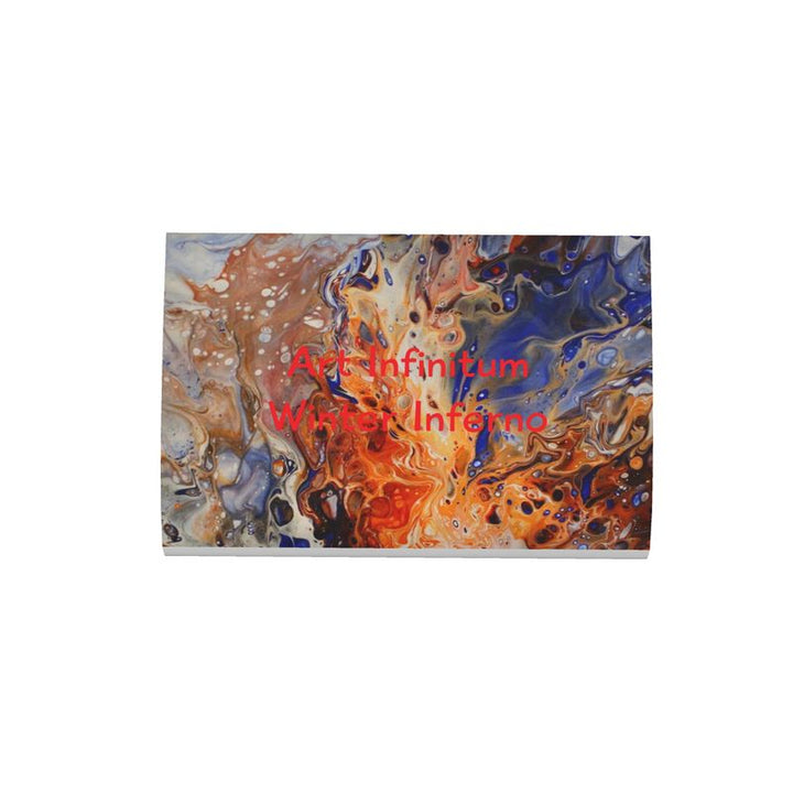 Winter Inferno on cushion