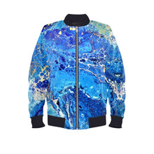 Load image into Gallery viewer, Men BlueX bomber jacket
