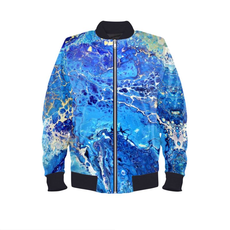 Men BlueX bomber jacket