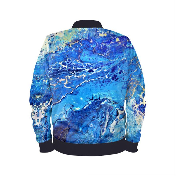 Men BlueX bomber jacket