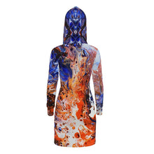 Load image into Gallery viewer, Winter Inferno hoodie dress
