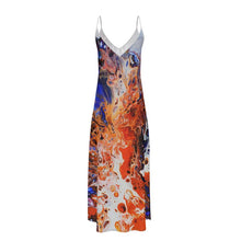 Load image into Gallery viewer, Slip dress Winter Inferno
