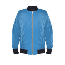 Load image into Gallery viewer, Blue Infinitum Bomber jacket
