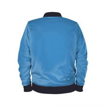 Load image into Gallery viewer, Blue Infinitum Bomber jacket
