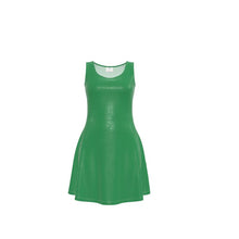 Load image into Gallery viewer, Velvet or Jersey skater dress Holiday
