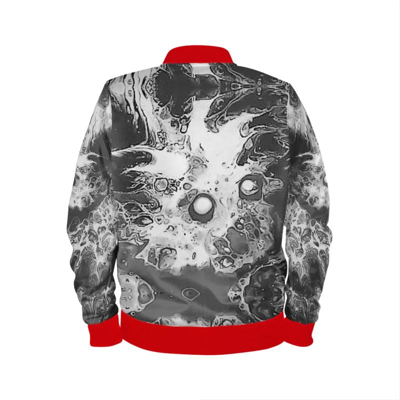 Women Bomber jacket Red Alert
