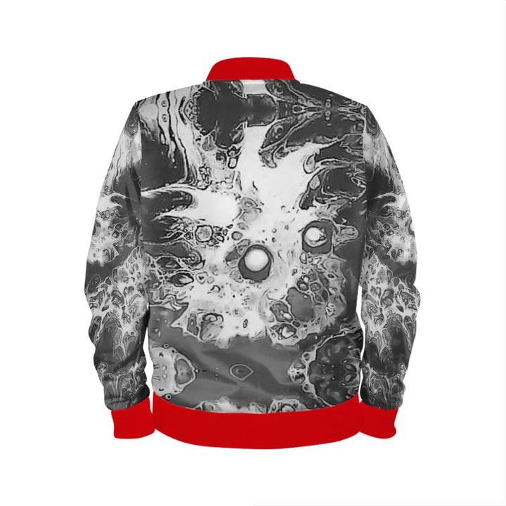 Women Bomber jacket Red Alert