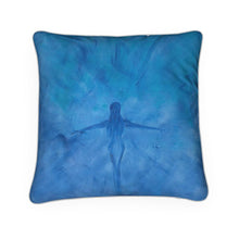 Load image into Gallery viewer, Lady Blue Cushion

