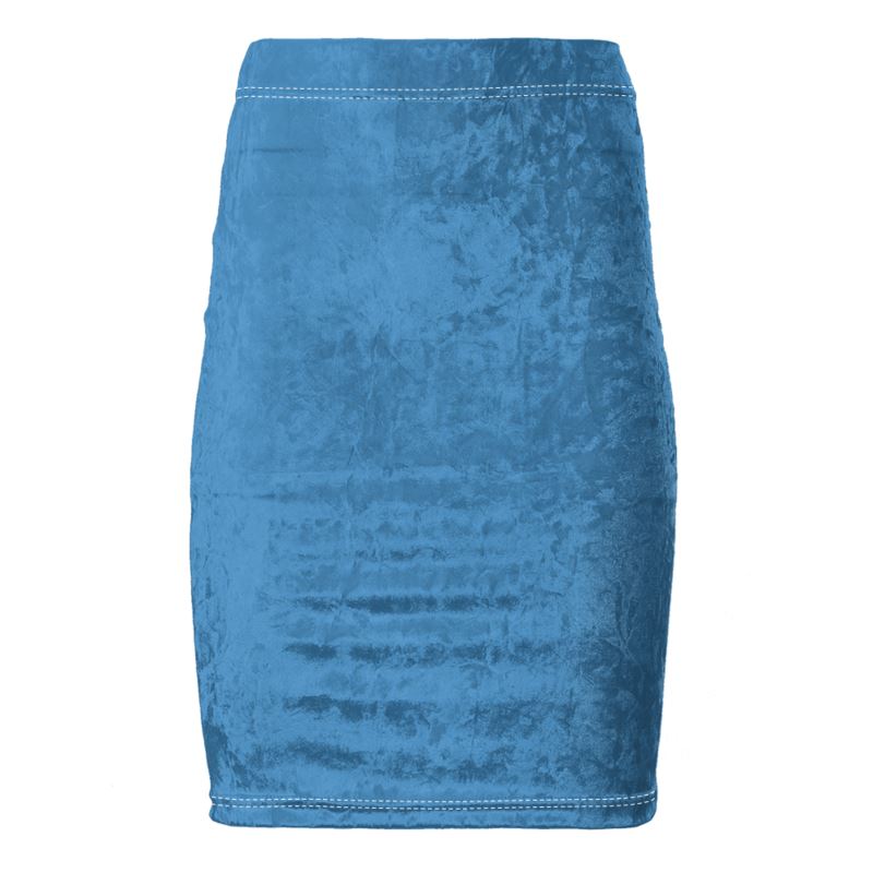 Pencil skirt Blue Infinitum