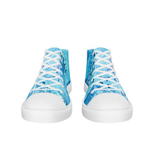 Load 3D model into Gallery viewer, Women’s high top Poodies BlueX
