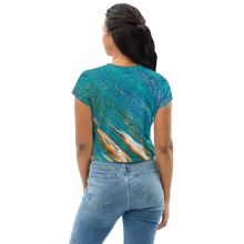 Load image into Gallery viewer, Crop Tee Dolphin
