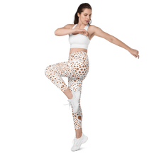 Load image into Gallery viewer, Crossover leggings with pockets Snow Pink
