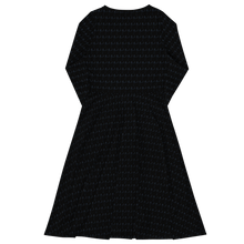 Load image into Gallery viewer, Art Infinitum Black midi dress
