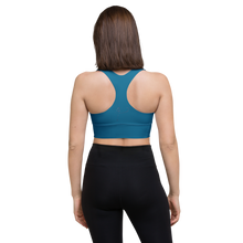 Load image into Gallery viewer, Longline Sports bra Cerulean
