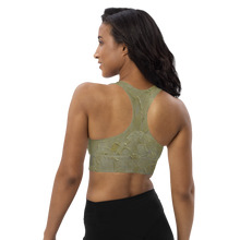 Load image into Gallery viewer, Longline Sports bra Gold WandY
