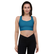 Load image into Gallery viewer, Longline Sports bra Cerulean
