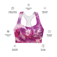 Load image into Gallery viewer, Longline sports bra Pinktikus
