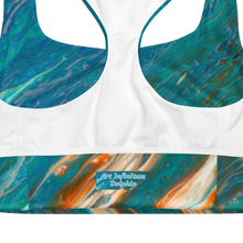 Load image into Gallery viewer, Longline Sports bra Dolphin
